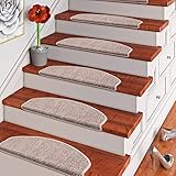 Pergamon Natur Sisal Stufenmatten Kies (halbrund) einzeln oder im 15er Set in 2 Größen
