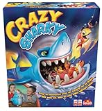 Goliath Crazy Sharky, Kinderspiel ab 4 Jahren, Brettspiel für 2 bis 4 Spieler