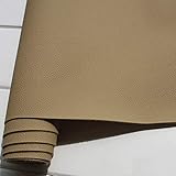 Yimihua Kunstleder Kunstleder Dicke 1mm Polsterstoff Als Robuster Premium Bezugstoff/Möbelstoff Reparaturset Sofa Eckbank Bürosessel Breite 138cm 1 Stück=50cm (Länge) (Color : Khaki)