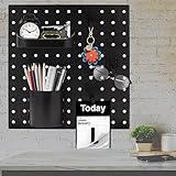 Pegboard Wandhalterung DIY Pegboard 28,7 X 27,9 X 1,4 Cm Pegboard Wand Lochplatte Wandhalterung Für Werkstatt, Werkstatt Und Werkbank, Desktop-aufbewahrung, Bastel- Und Dekorationsartikel (Schwarz)