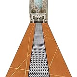 Läuferteppich, lange, schmale Läuferteppiche für den Flur, waschbarer Küchenläufer, rutschfeste Bodenmatte für den Flur, Flur, Eingangsbereich, 60 cm/80 cm/100 cm/120 cm breit ( Size : 60×250cm )