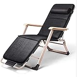TEmkin Lounge Chair Recliners Freizeit-Lounge-Stuhl, tragbarer Klappstuhl für den Innenbereich, Heim-Balkonstuhl für Outdoor, Reisen, Strand, Camping, Gartendeck, Liegestuhl mit Armlehnen (A) (A)