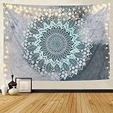 Alishomtll Mandala Wandteppich Wandbehang Tapisserie Indische Yoga Hippie Tuch Böhmische Wandtuch Wandkunst Schlafzimmer (210 x 150cm)