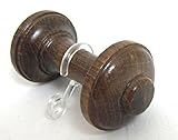1 Stück Raffhalter Holz Nussbaum ca.7,5 cm