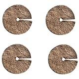 Banziaju Kokosnussfaser Mulch Ringbaumschutzmatte natürliche Kokosnuss Liner Ersatz für Unkrautmatten Mulch Baumwurzelschutz