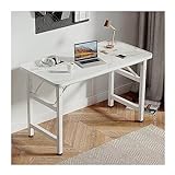 Arbeitstisch büro Klappbarer PC-Tisch for Zuhause, Schlafzimmer, einfacher rechteckiger Desktop-PC-Tisch, kleiner Tisch, kleiner Schlafsaal, Werkbank, Arbeitszimmer, Schreibtisch. Laptop-Tisch Büromöb