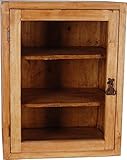 MiaMöbel Hängeschrank Mexico Möbel 51x66x38 cm Landhausstil Massivholz Pinie Honig