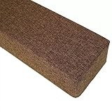 Matratzenverlängerung Braunes Bettlückenfüller - Single/ Double/ Queen/ Kingsize -Bett, Abnehmbares Weiches Bettkeilkissen für Kopfteil/ Wand, Extender Twin -Bett -Anschluss ( Size : 48x3x6'/122x8x15c