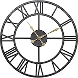 Kare Design Wanduhr Roman, Uhr, schwarz, 41cm