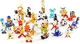 Handblown Glass Animal Miniature Figurines Job Lot of 50 Art Decoration by Art Glass