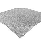 Delindo Lifestyle® Tischdecke Samba Home, grau, Mitteldecke in 85x85 cm, Fleckschutz, abwaschbar, für Indoor und Outdoor