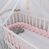 QSXWDCEF Kuschelkissen Erwachsener & Kinder Kissen- weich Dekokissen Kinderzimmer Kinderkissen geflochten Deko flauschig Zierkissen,Rosa,1M