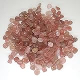 50 g/100 g natürliche Kristalle, Kies, Probe, lose Trommelsteine, Steine und Mineralien, heilende rohe Edelsteine, Aquarium-Dekoration, Rosenquarz, M, 100 g