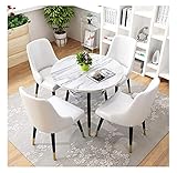 Runder Tisch für den Empfang im Büro, Einfache Kombination aus Empfangsschreibtisch und Stuhl, Verhandlungstisch und Stühlen, Geschäftstreffen, Ruhebereich, Büro, Besprechungstisch, Freizeittische (Fa