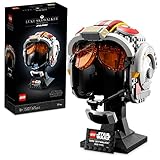 LEGO 75327 Star Wars Helm von Luke Skywalker (Rot Fünf) Modell, Sammlerstück und ein tolles Geschenk für Erwachsene, Bausatz, Zimmer-Deko