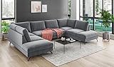 Design Möbel Ecksofa mit Schlaffunktion Eckcouch mit Bettkasten Schlafsofa Sofa Schlafcouch Sofabett mit schlaffunktion Schlafsessel Gästebett Klappsofa Bettfunktion (OLIVIO 5 U FR 32)