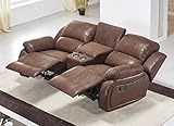 Mapo Möbel Microfasersofa Kinosofa Relaxcouch Fernsehsofa 5129-Cup-2-VF03