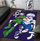 DUDSME Anime Teppich Wohnzimmer Teppich Cartoon Schlafzimmer Dekoration Türmatte Küche rutschfeste Bodenmatte 160x230cm