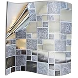 24 stück Fliesenaufkleber für Küche und Bad Dünner Film Mosaik Wandfliese Aufkleber für 15x15cm Fliesen Fliesen-Aufkleber Folie Farbe für Küche u. Bad