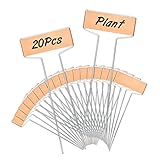 KINGLAKE 20Stk 15.5CM pflanzenschilder pflanzenstecker kräuterschilder Metall für draussen beetbeschriftung wetterfest gartenschilder