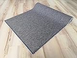 Teppich Läufer Lasis dunkelgrau anthrazit Meterware 67, 80 cm Breite Sisal-Optik BOR (67 cm, 105 cm)