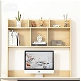 3 Stöckiges Schreibtischregal aus Massivholz, Schreibtisch Organisator aus Holz, Freistehendes kleines Bücherregal aus Holz, Multifunktionales Büro Regal, Buch Display Ständer ( Size : 85*20*90cm )