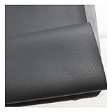 GLFYHG DIY Kunstleder Lederimitat Lederstoff Polsterstoff Möbelstoff Meterware Bezugsstoff-Polster geeignet für Sofas, Stühle und Taschen, Grau schwarz, 1,38 × 2m