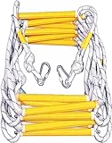 Fluchtstrickleiter, Notleiter, Mehrzweck-Fluchtleiter, Nylonleiter mit Haken, schwer entflammbar und weich (Size : 3m)