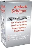 einfach Schöner Spezialkleister 2x250g Tapetenkleister Kleister Tapeten Vinyltapeten Strukturtapeten Papiertapeten Rauhfaser