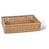 Allzweckkorb rechteckig, braun, T 40cm x B 30cm x H 10cm