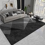 Rugs Parlor Light Luxury Geometric Carpet Living Room Sofa Floor Decoration Rug Bathroom Anti-Slip Big Carpets Rectangle Large Rugs Carpet (Color : H Size : 80x120cm) (I 120x160cm)