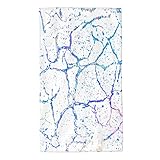 FJAUOQ Lange Handtücher, abstrakt, blau, lila, rissige Marmorstruktur, ultraweiches Handtuch, saugfähig, Luxus-Handtücher für Badezimmer, Hotel, Fitnessstudio und Spa, 69,8 x 40 cm