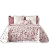 Lanovenanube Dünne Tagesdecke von NOYA für Bett, 90 cm (190 x 265 cm), Farbe Make-up, Tagesdecke für Frühling und Sommer, sehr weich, bequem und leicht. Die Kissen werden separat verkauft.
