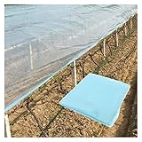 AGLZWY Gartenfolie Aus Polyethylen Winterfest Treibhausfolie Landwirtschaft, Garten Wachstumstunnel Pflanzenschutz, Anpassbar (Color : Blue, Size : 8x35m)