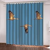 ONDIAN verdunkelungsvorhang 213 x 183 cm(83.8 x 72 inch) Blickdichte Vorhänge Verdunkelungsvorhänge mit Schlaufen für Schlafzimmer, Thermogardine Gardinen 2 Set