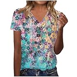 Elegante Blusen Damen Tops Sommer Longshirts Damen Sommer T-Shirt Damen Oversize Tshirt Weiss Damen Laufshirt Damen T-Shirt Damen Oversize Damen Poloshirt Kurzarm Shirt Damen Laufshirt