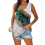 Poloshirt Damen Crop Tops Damen T Shirt Crop Top Top Damen Spaghetti Top Damen Sport Top Damen Poloshirt Top Mit Integriertem BH Blusenshirt Damen Damen Tops Sommer（1-Green,XL）