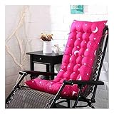 XUELF Sun Lounger Kissen Pad, Kissen - Liege - Schaukelstuhlkissen, Kissen, Tragbare Gartenterrasse Dicke gepolsterte Bettliege Relaxer Stuhl Sitzabdeckung, für Gartenstuhl