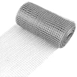 Drahtgeflecht Drahtgitter Edelstahl Maschendraht metallgitter feinmaschig Nagetier Mesh Maschenweite 3mm für Nagetiere Fenstergitter Maschendraht Filternetz 6m x 152mm