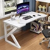 ANEIDA Gaming Tisch,140 x 60 cm Gaming Schreibtisch,Ergonomischer PC Schreibtisch,Gaming Tisch mit Getränkehalter Headset Haken Ergonomischer Computertisch,C-L 80CM