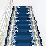 Stufenmatten Selbstklebend Teppich Treppenstufen Sicherheit Treppenteppich Antirutsch für Kinder, Älteste und Haustiere