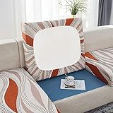 Stretch-Sofa-Kissenbezug, Wohnwagen-Sitzkissen, Ersatz für Eck-Ledersofa, rutschfester Möbelschutz für Haustiere und Kinder