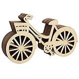ULTNICE 10 Stück Holz Fahrrad für Rustikalen Thema Hochzeit Party Deko