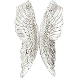 Kare Design Wandschmuck Angel Wings, Accessoires, Engelsflügel, Flügek Deko, silber, (H/B/T) 5x61x106cm