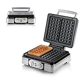 Domo DO9149W Waffeleisen, Silber