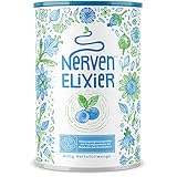 Nerven-Elixier - Pflanzliche Wirkstoffe für den Abend - Fruchtige Mischung aus Aminosäuren und Pflanzenextrakten - 400 Gramm Pulver
