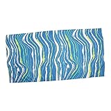 Cabilock Schnell Trocknendes Strandtuch Reisedekoration Reise-Badetuch Stranddecke Handtuch Dekoratives Strandtuch Bequemes Schnell Trocknendes Pool-Handtuch Polyester Himmelblau