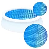 SONLED Solar-Schwimmbadabdeckung, runde/rechteckige Solar-Poolheizung, Blasen-Solarabdeckung, wärmespeichernde Decke, leicht zuschneidbar (Größe : Circle 450cm)