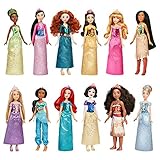 Disney Princess Royal Collection - 12 Shimmer Fashion Puppen mit Röcken und Accessoires - Spielzeug für Mädchen ab 3 Jahren (Amazon Exclusive), F1549, Mehrfarbig, 10 inches