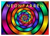 Neonfarben (Wandkalender 2023 DIN A2 quer), Calvendo Monatskalender